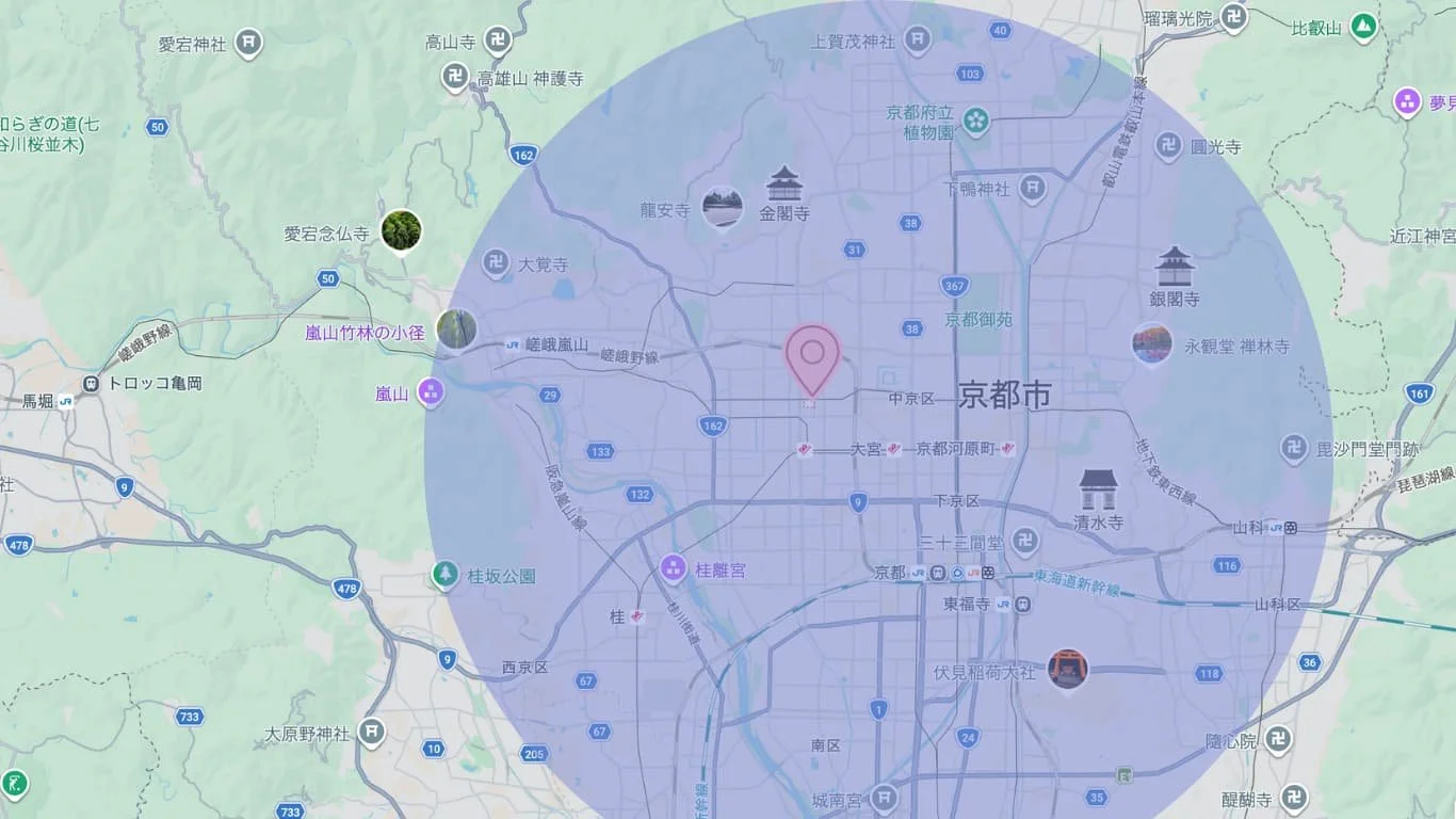 訪問診療対応可能エリア