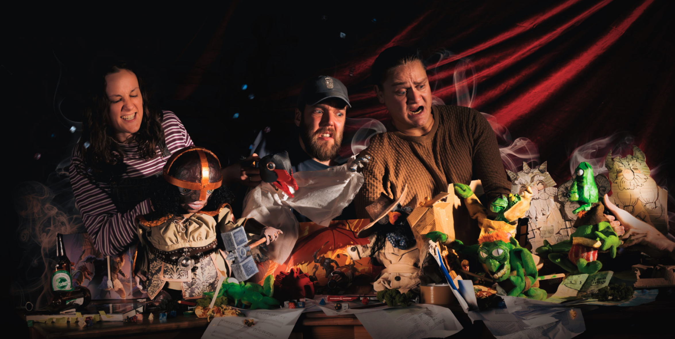 The Blue Room, Nick Pages-Oliver, & Scott McArdle present SAME TIME NEXT WEEK at The Blue Room Theatre.
Co-Producer / Puppetry Director / Performer: Nick Pages-Oliver. Co-Producer / Writer (Book & Lyrics) / Director:
Scott McArdle. Puppetry Director 