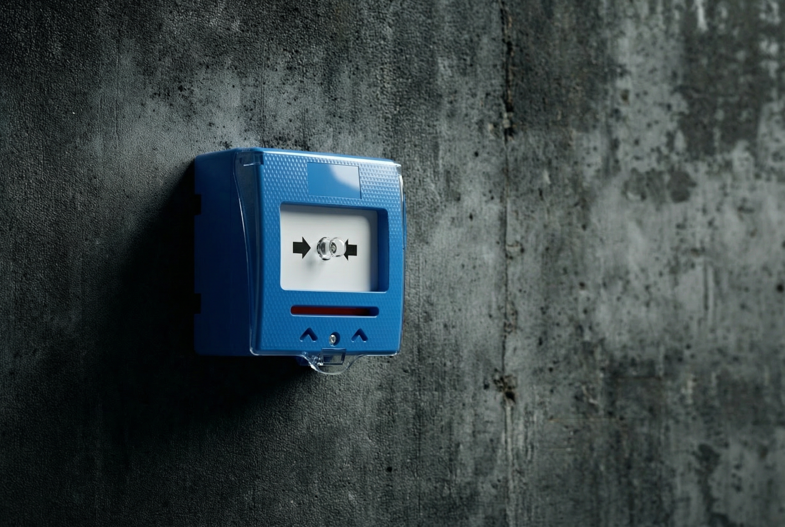 Déclencheur manuel. Arrêt urgence gaz. Techniserv Normandie - Solutions de sécurité incendie pour les professionnels en Normandie