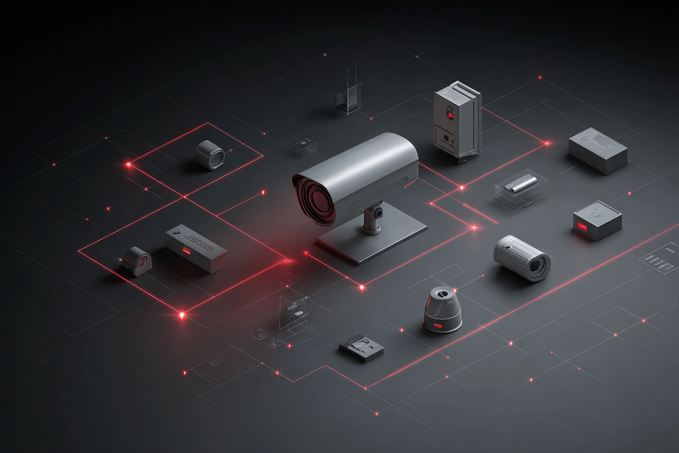Techniserv, Installation complète (alarme + vidéo + détection). Paramétrage des scénarios de sécurité. Interconnexion avec le centre de télésurveillance. Maintenance et suivi technique. Techniserv Normandie - Solutions de télésurveillance