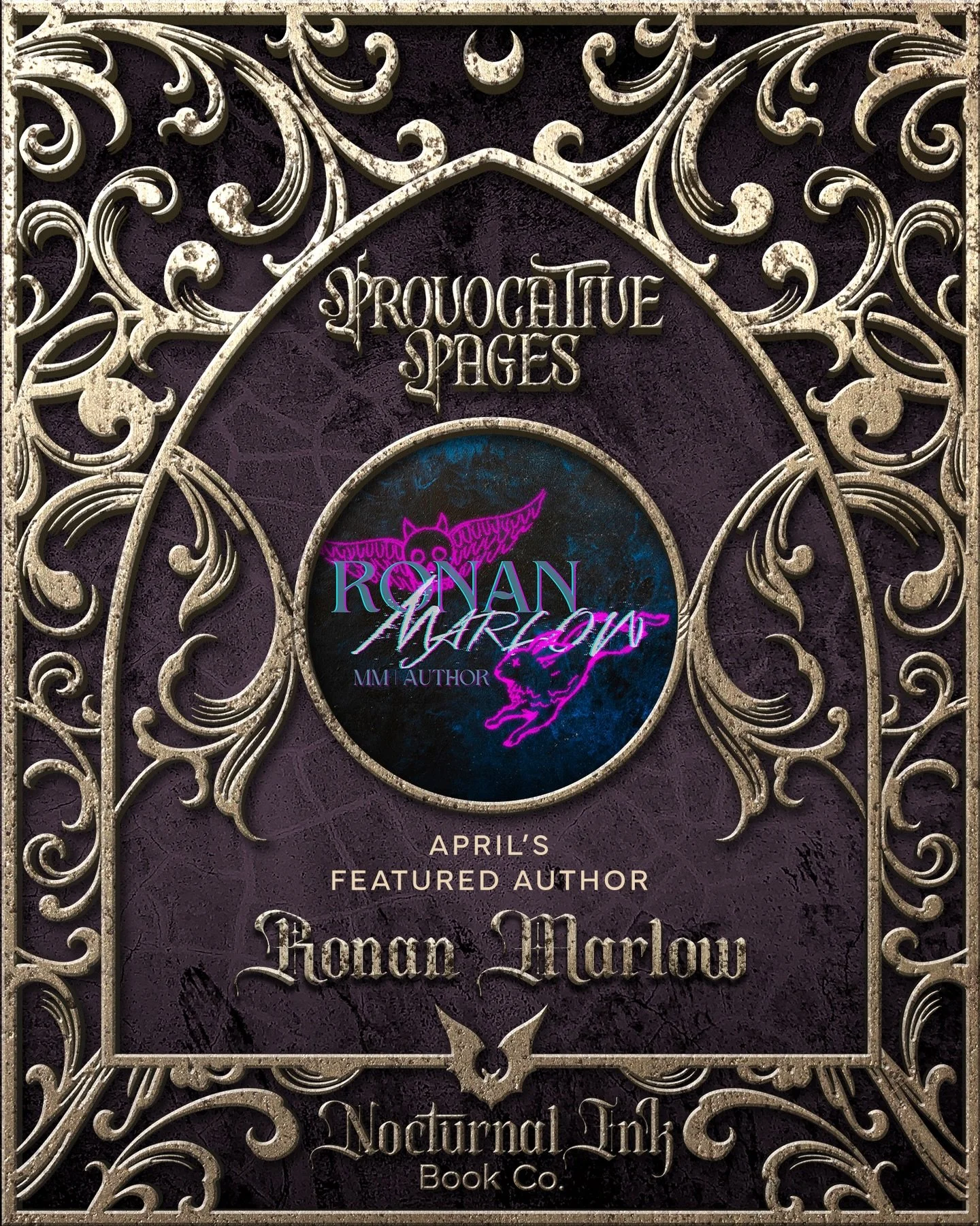 ‼️ We are so excited to announce My Revenant will be featured in @nocturnalinkbookco_  April Provocative Pages Monthly Sub Box‼️

🐰 Possessive  and Obsessive MMCs
🐰 I can fix him&hellip; I made him worse
🐰 Touch him and
🐰 Broken Boys
🐰 Touch Sta