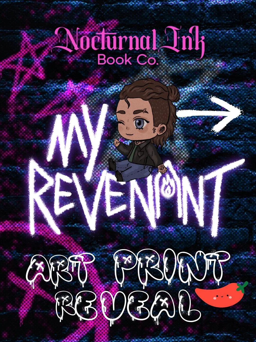 ART PRINT REVEAL?? 👀 

👅🍦 

Check out this STUNNING art by @masslowart of Dex and Jonah for @nocturnalinkbookco_ April Provocative Pages Monthly Sub Box

⚠️There is currently a waitlist for the monthly subscription box. Link in @nocturnalinkbookco