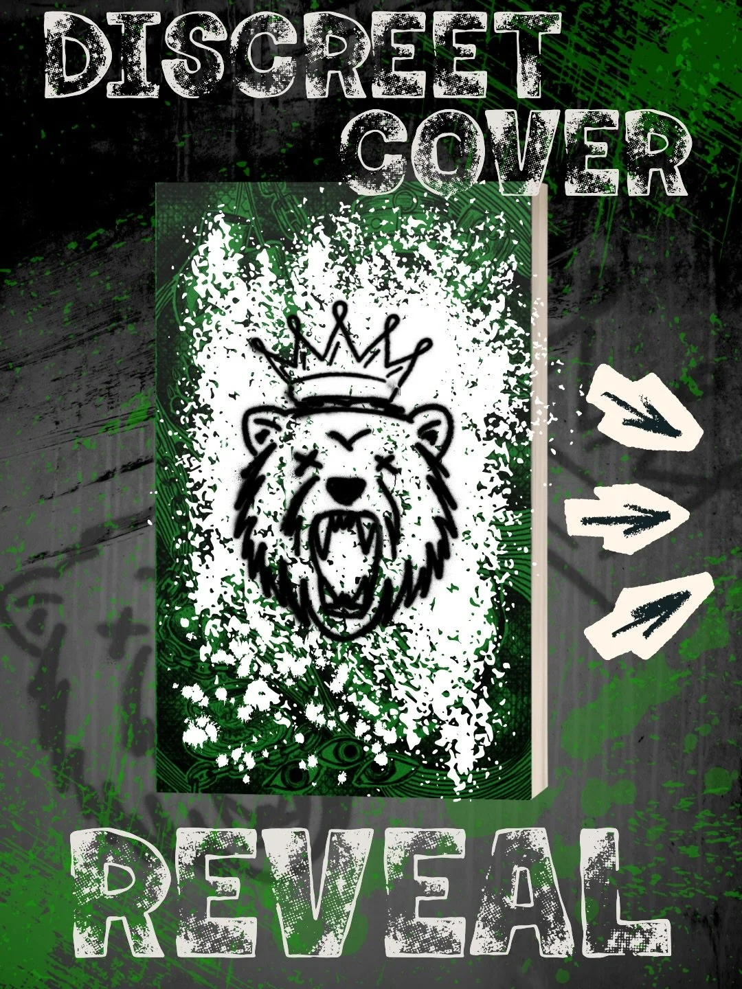 👑 DISCREET COVER REVEAL 🐻 

Guess who finally got around to designing the discreet cover? This guy! 

This version will be available in paperback and hardcover, just like My Revenants alternative version, on 25 April 2026.

ARC sign ups are also no