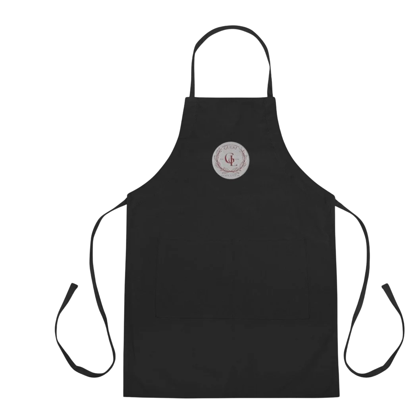 The Guest List Grazing Co. Black Embroidered Apron