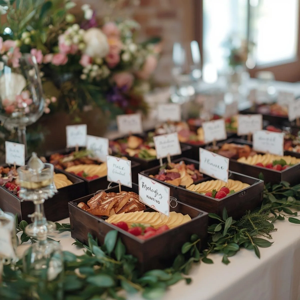 Floral or greenery styling