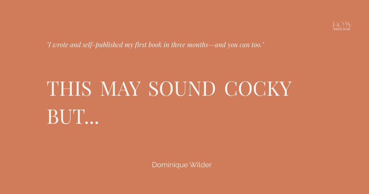 How I Wrote and Self-Published My First Book in 3 Months