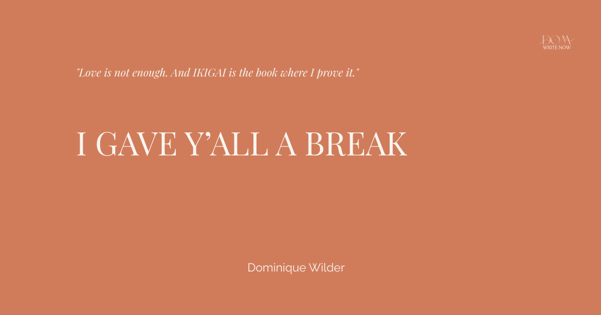 IKIGAI: The Book Where I Prove Love Is Not Enough