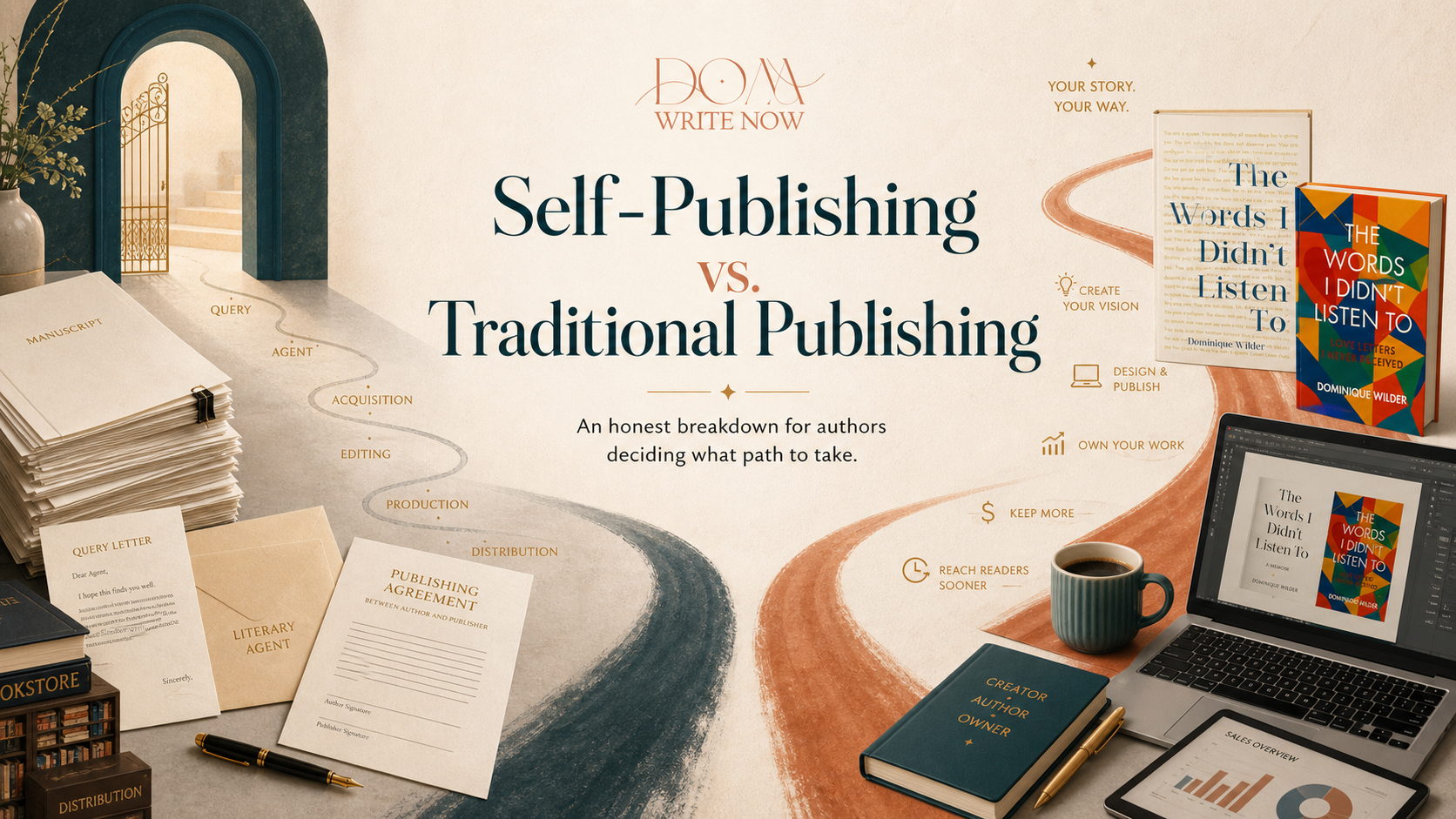 Publishing Pros &amp; Cons (Traditional vs. Self-Publishing)