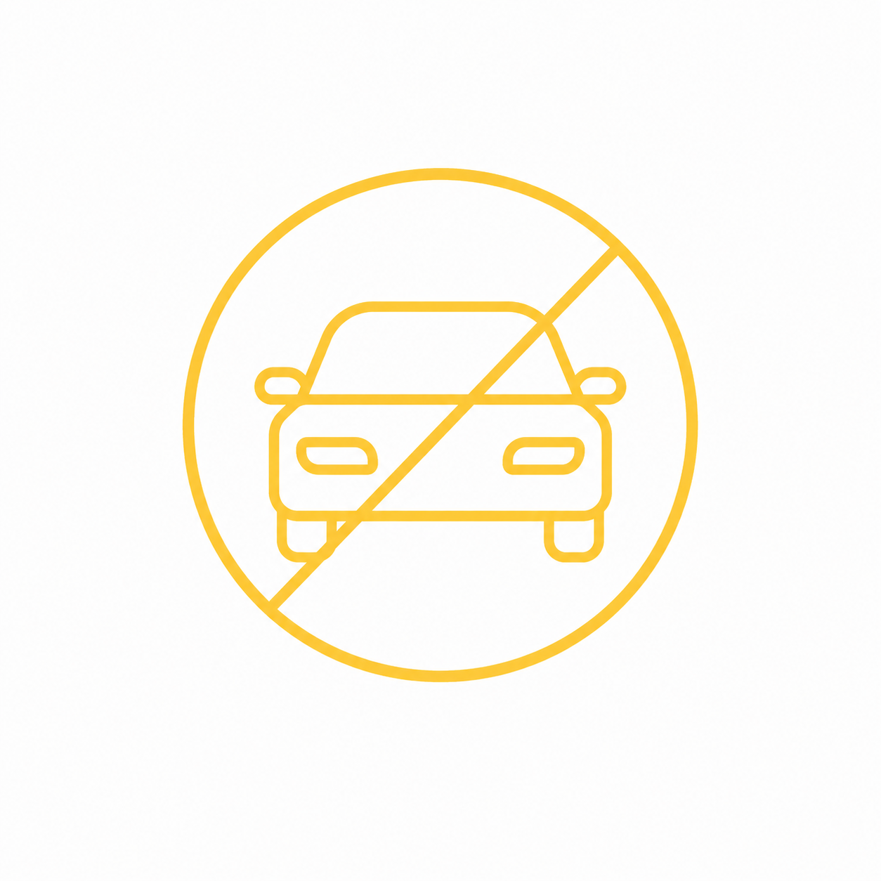 Icon Keine Anfahrt