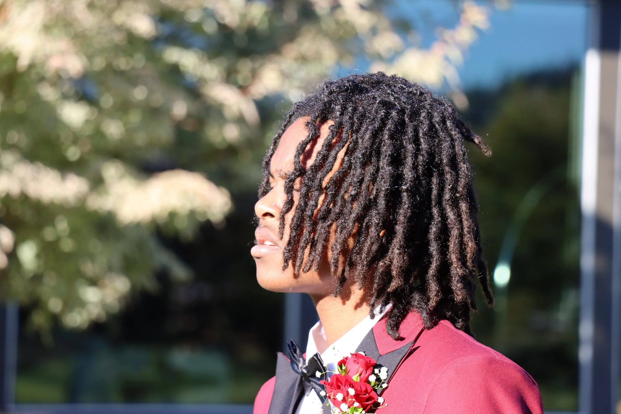 Side profile photo of Marcus Barrington looking forward with a calm, focused expression.