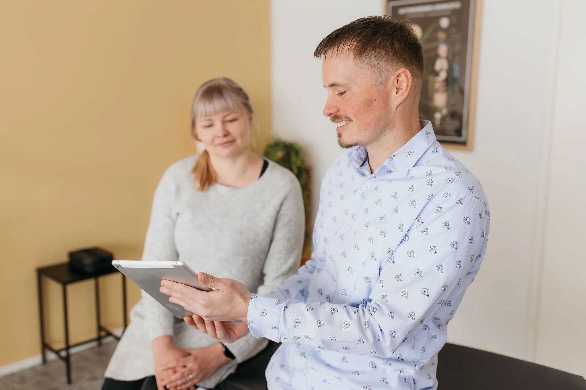 Ryhdin ja liikkuvuuden tutkiminen kiropraktikon vastaanotolla Kouvolassa