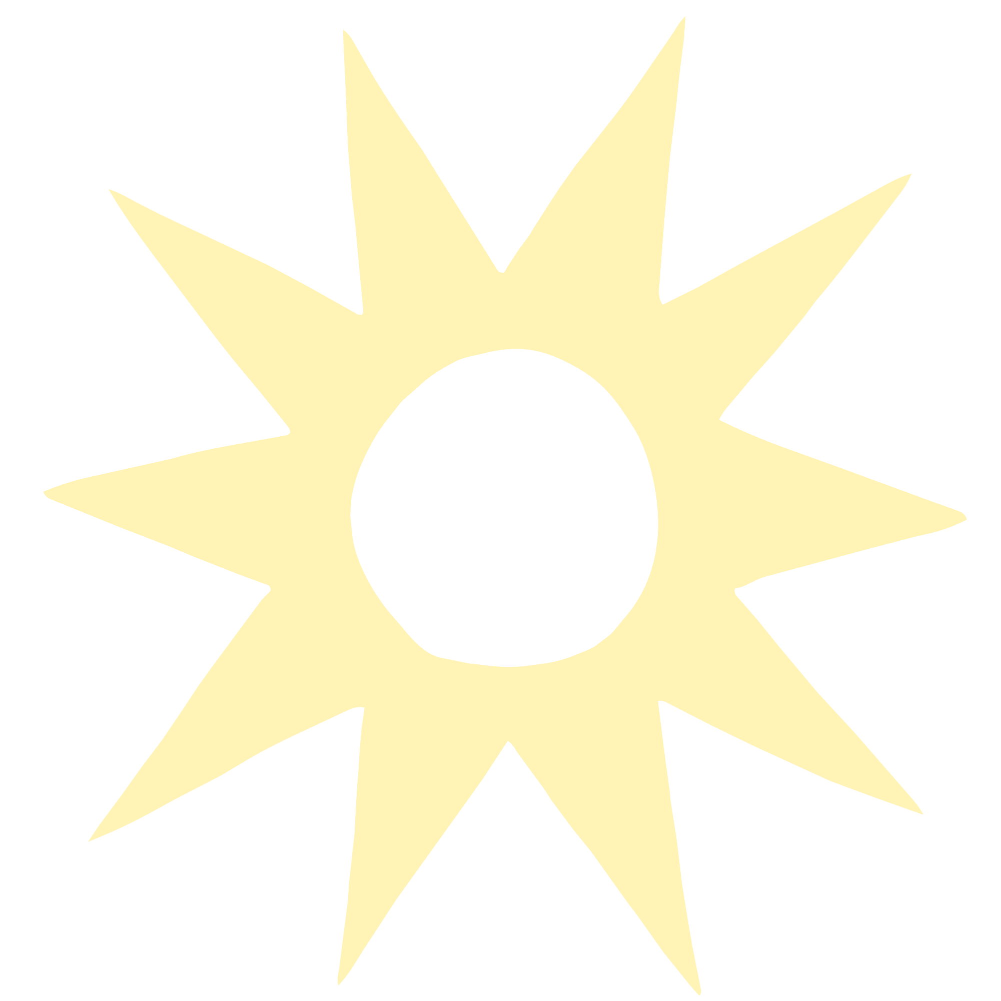 An illustration of a stylized yellow crown with black background.