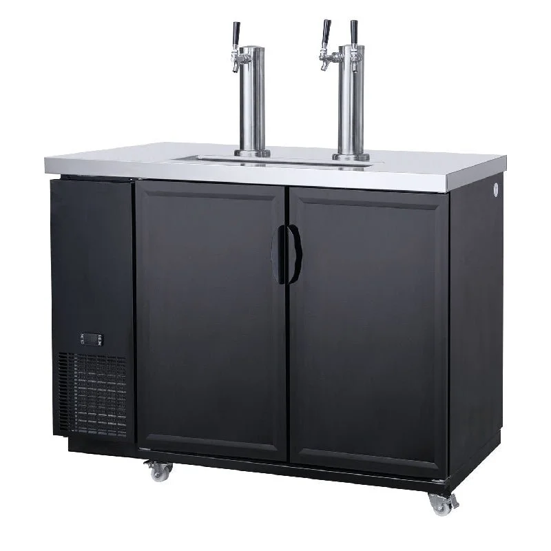 ChefAAA - AKB48-M2 Commercial Dual Tap Kegerator Beer Dispenser