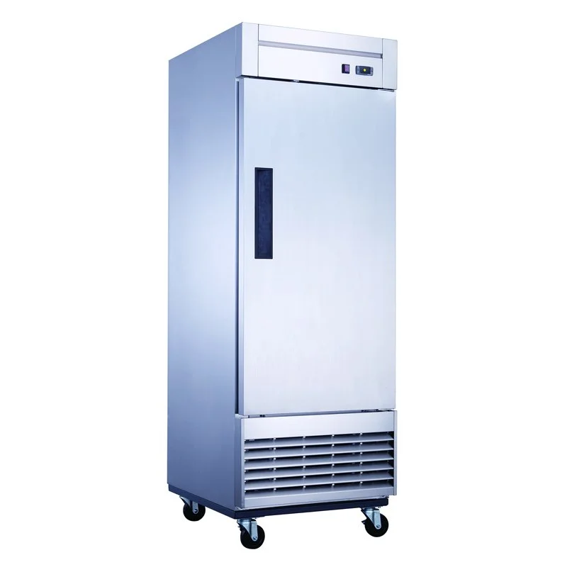 ChefAAA - A28F, Commercial 27" 1 Solid Door Reach-In Freezer Stainless Steel 17.79 cu.ft.