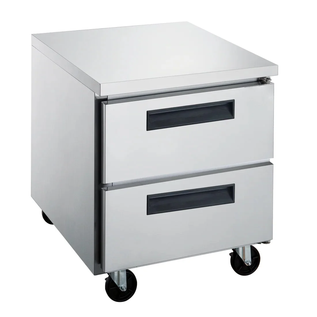 AUC29R-D2 2-Drawer Undercounter Commercial Refrigerator in Stainless Steel