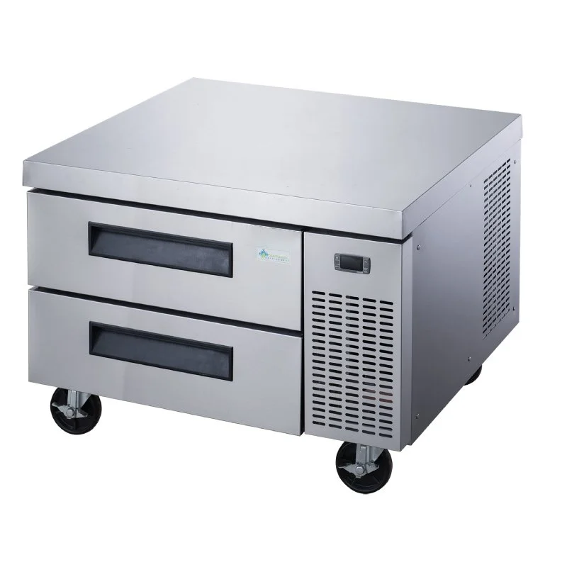 ChefAAA - ACB36-D2, Commercial Chef Base Refrigerator with 2 Drawers