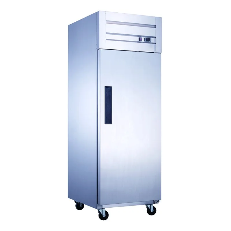 ChefAAA - A28AR, Commercial 27" 1 Solid Door Reach-In Refrigerator Stainless Steel 18.31 cu.ft.