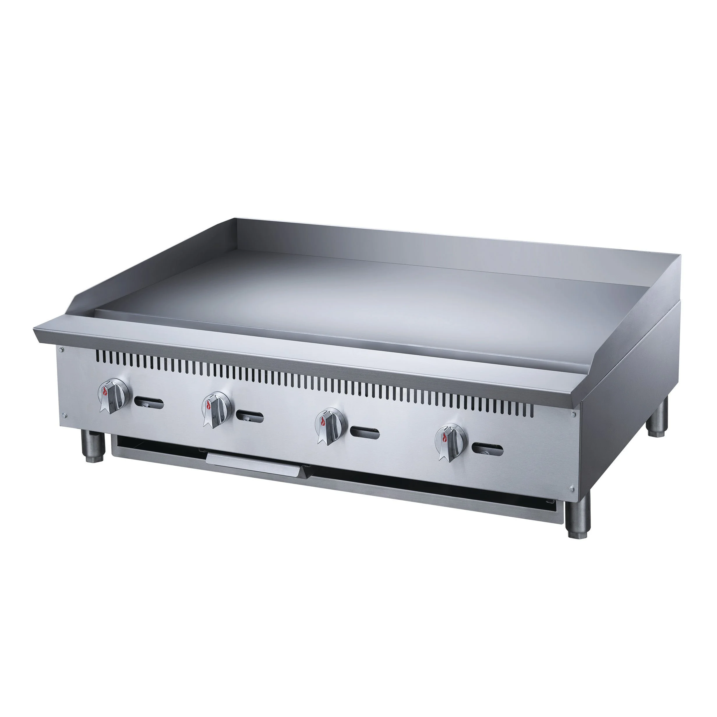 ChefAAA - ACGM48, Commercial 48" Griddle with 4 Burners
