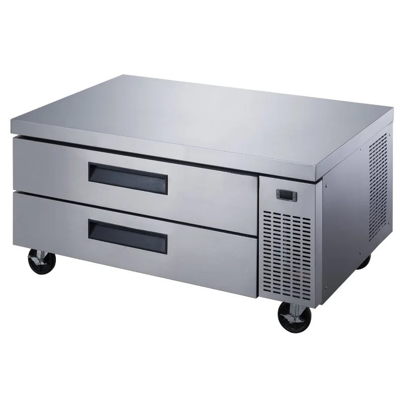 ChefAAA - ACB48-D2, Commercial Chef Base Refrigerator with 2 Drawers