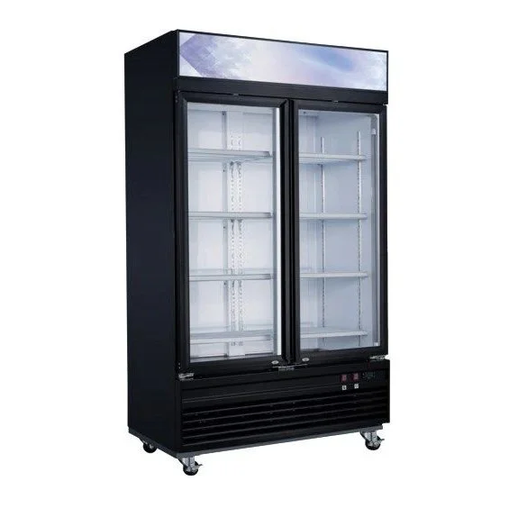 ChefAAA - ASM-41F Commercial 47-1/4"W 2 Glass Door Merchandiser Freezer