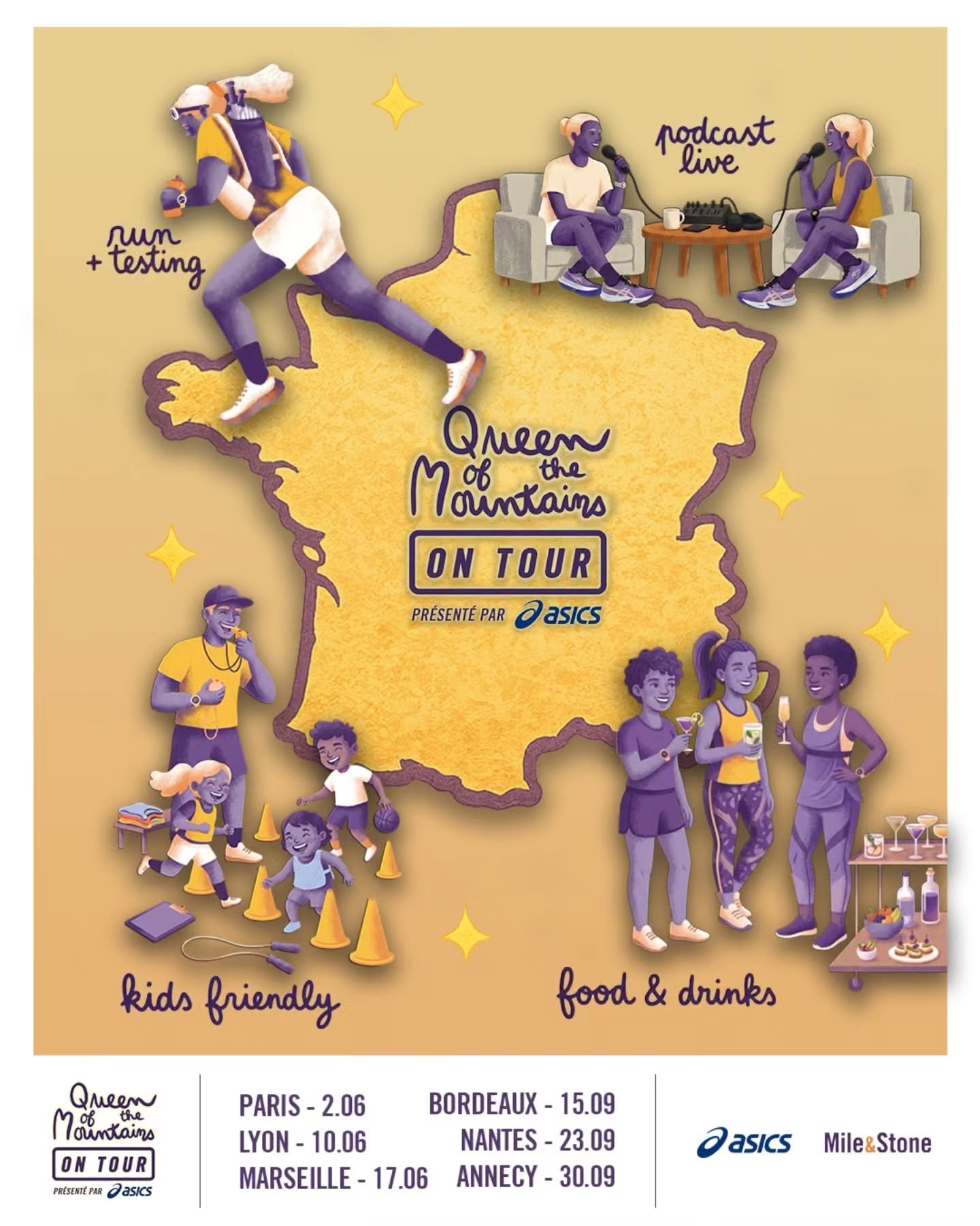 On a souvent &eacute;chang&eacute; &agrave; travers vos &eacute;couteurs... il est temps de se voir en vrai ! ✨

Le podcast Queen of the Mountains prend la route pour la premi&egrave;re &eacute;dition de Queen of the Mountains - On Tour. 🚐🏔️

On a 