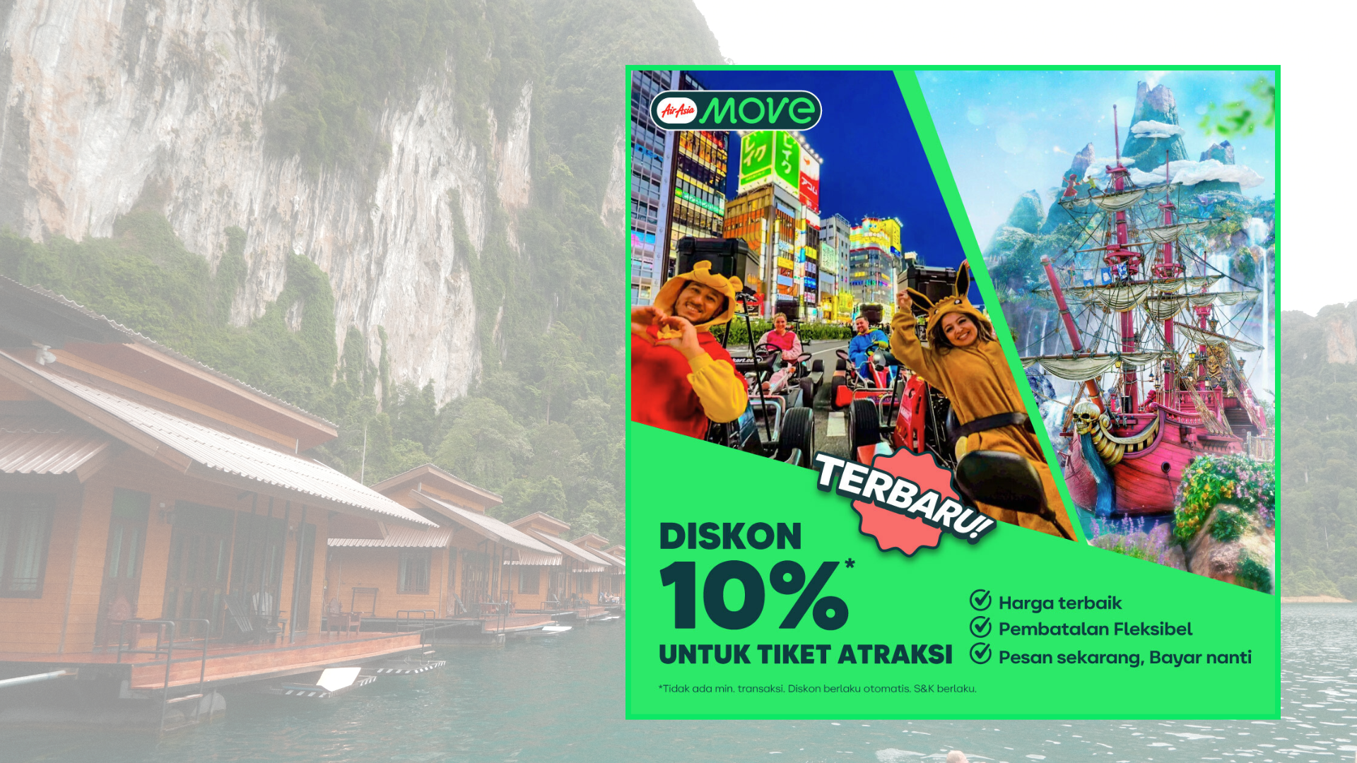 AirAsia MOVE Perluas Portofolio ke Tiket Atraksi Global, Lengkapi Perjalanan dalam Satu Aplikasi