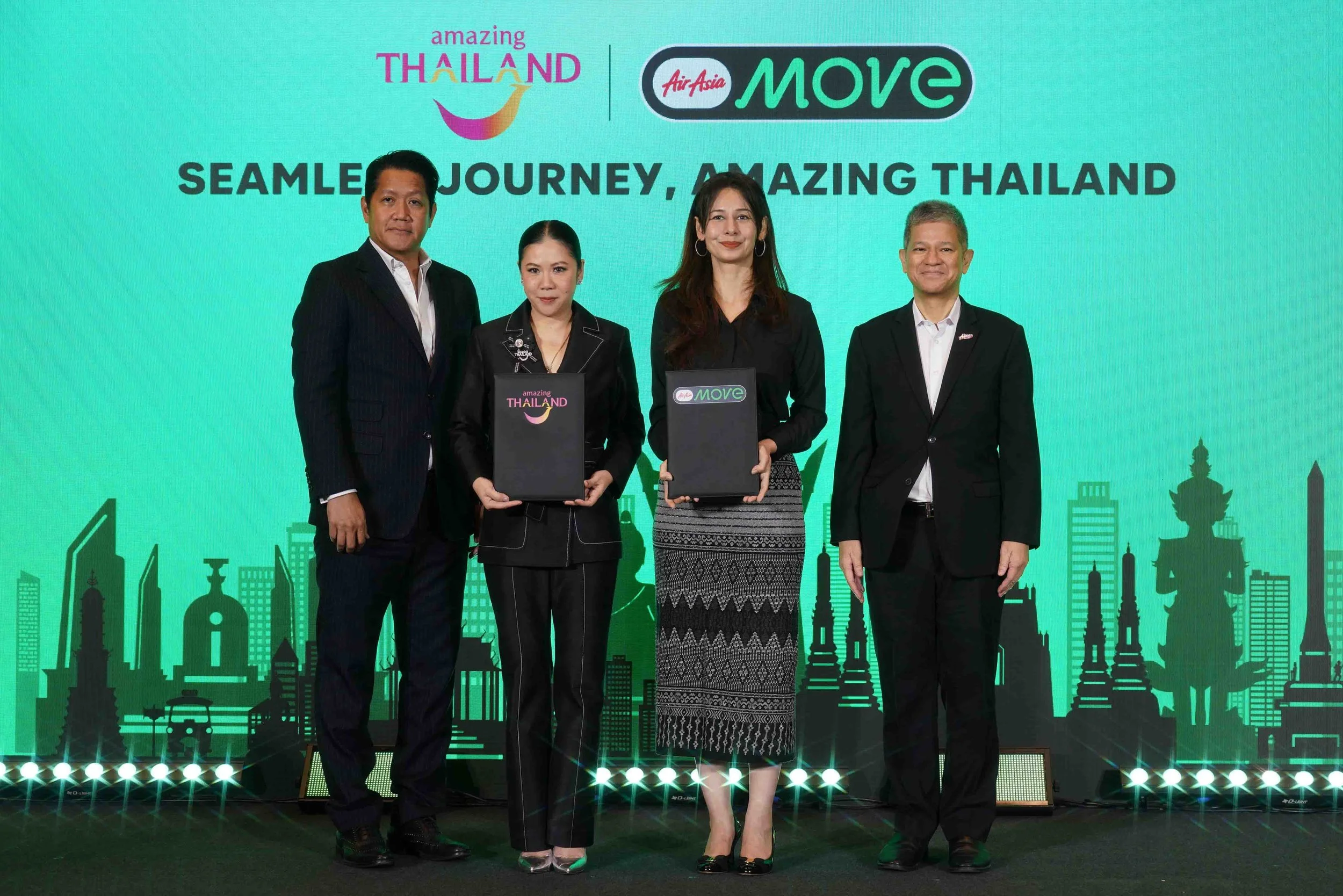 AirAsia MOVE ผนึกกำลัง ททท. เปิดมิติใหม่การท่องเที่ยวไทย เชื่อมต่อนักเดินทางทั่วโลกสู่ Amazing Thailand อย่างไร้รอยต่อ
