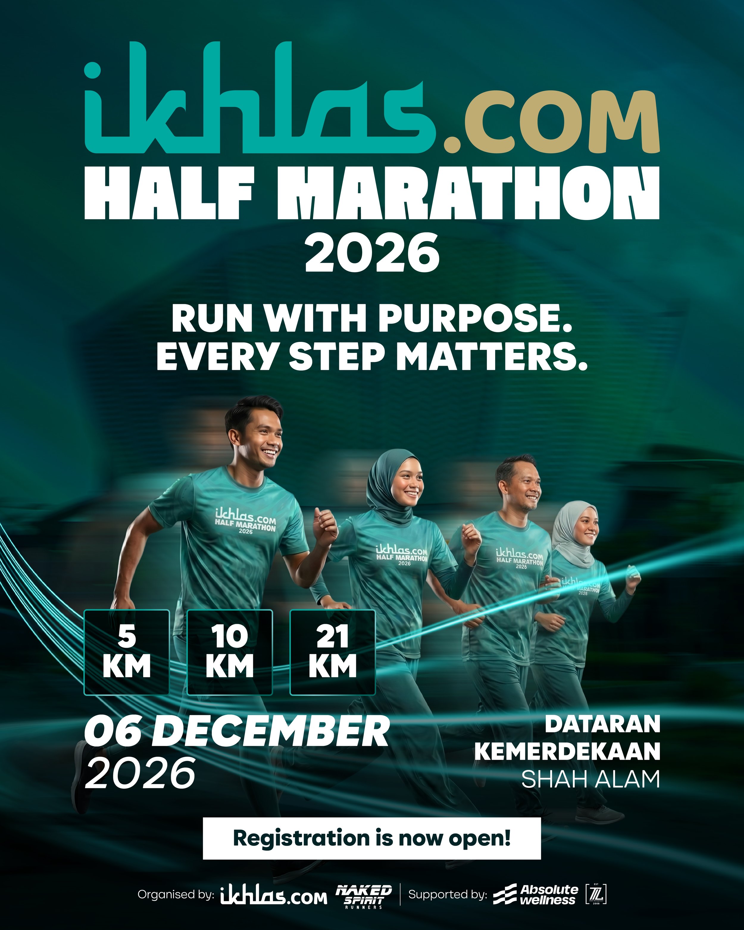 ikhlas.com perluas ekosistem gaya hidup Muslim, lancar Half Marathon pertama