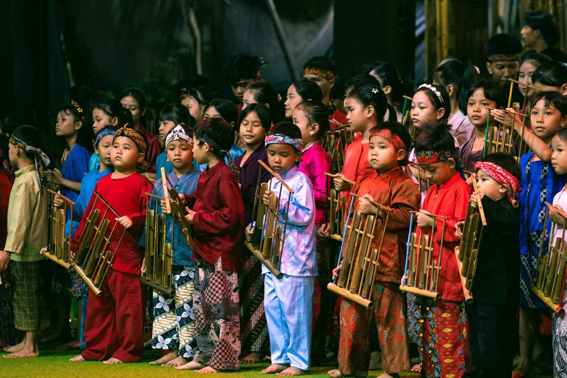 Photo caption: Saung Angklung Udjo