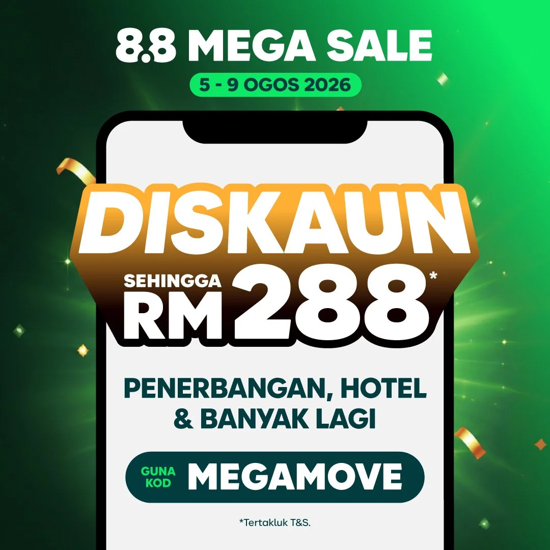 Terokai yang terbaik di rantau Asean dengan&nbsp;Jualan Mega 8.8 AirAsia MOVE