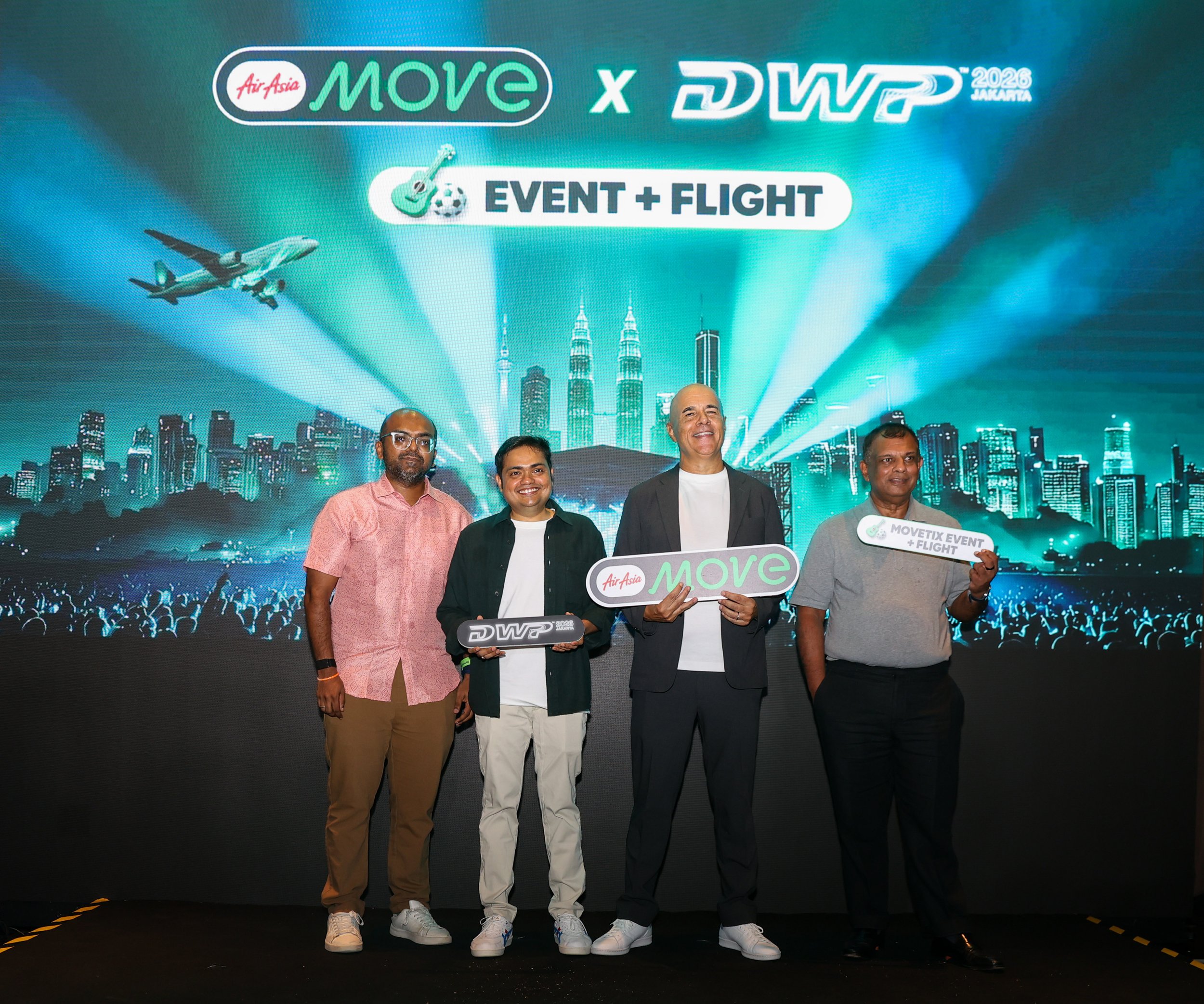 AirAsia MOVE 借助日益增长的现场活动旅游热潮，推出全新活动与机票组合