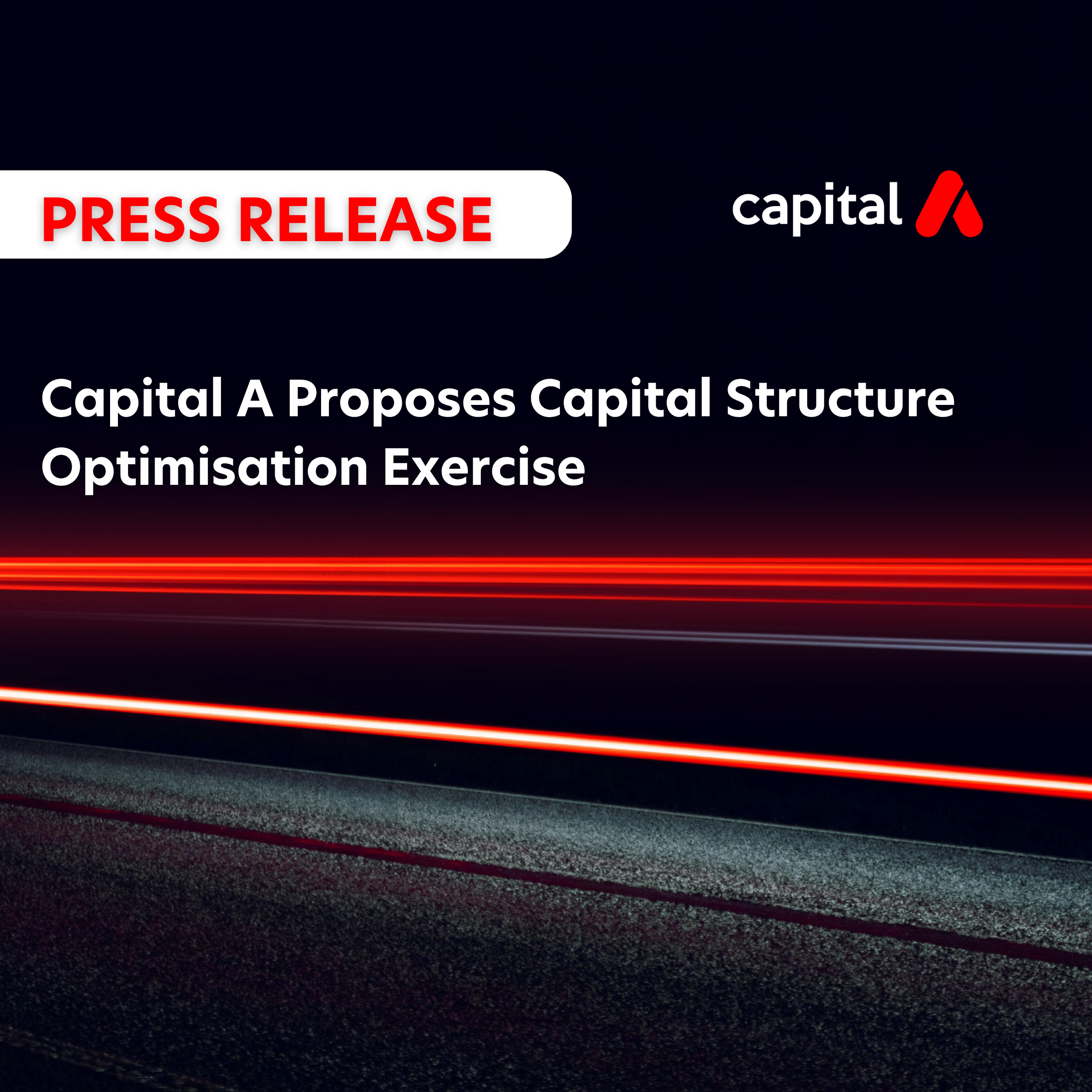 Capital A Proposes Capital Structure Optimisation Exercise