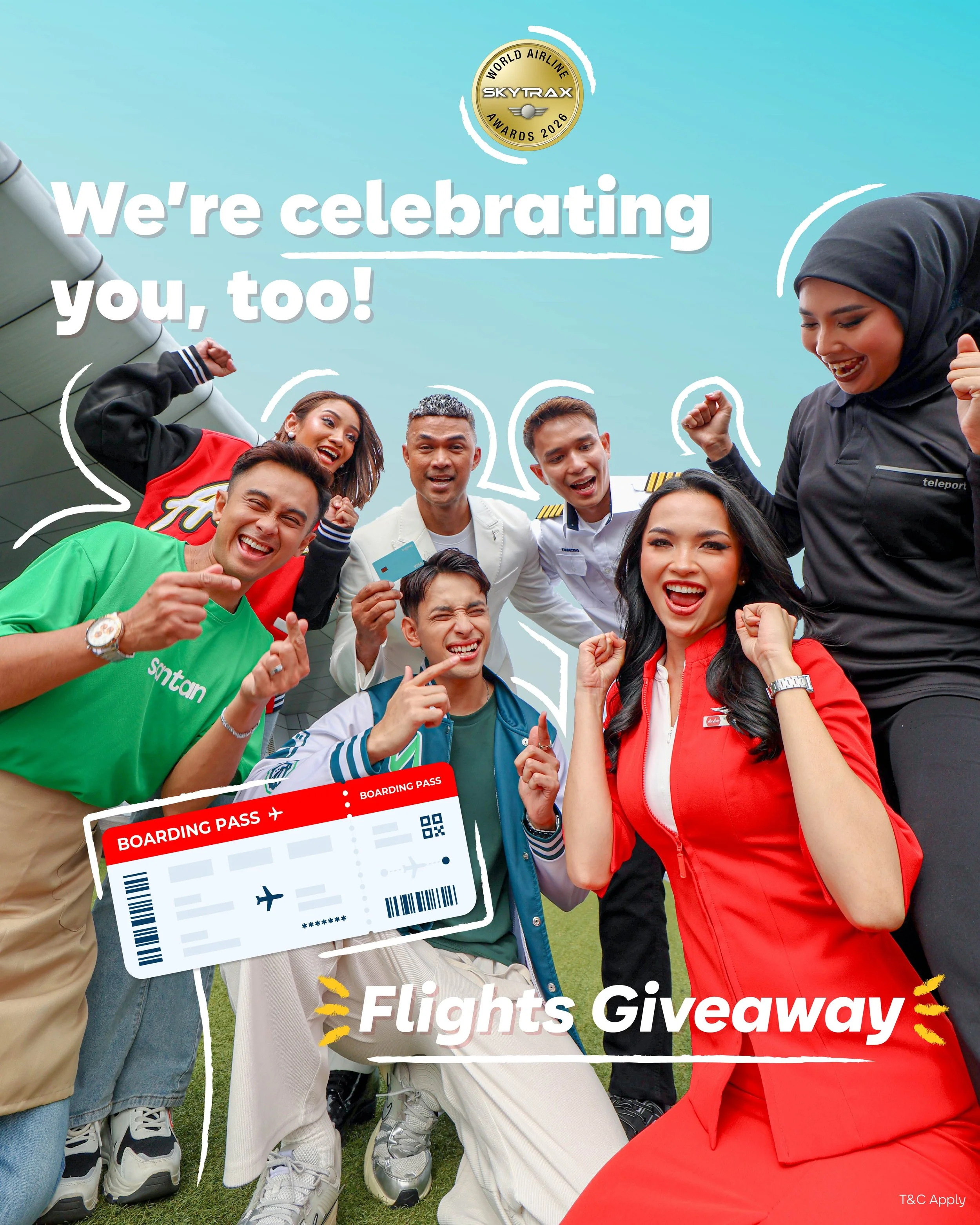 Terms and Conditions for the @airasia Instagram Skytrax Sep 2026 Contest Giveaway