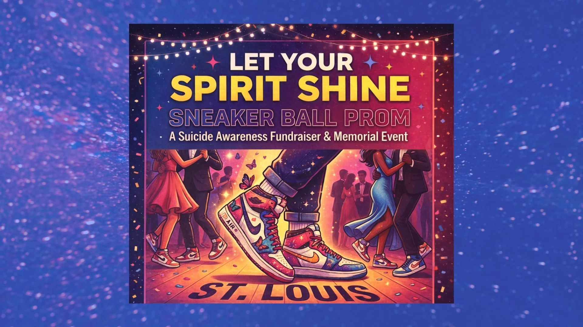 Let Your Spirit Shine Sneaker Ball Prom