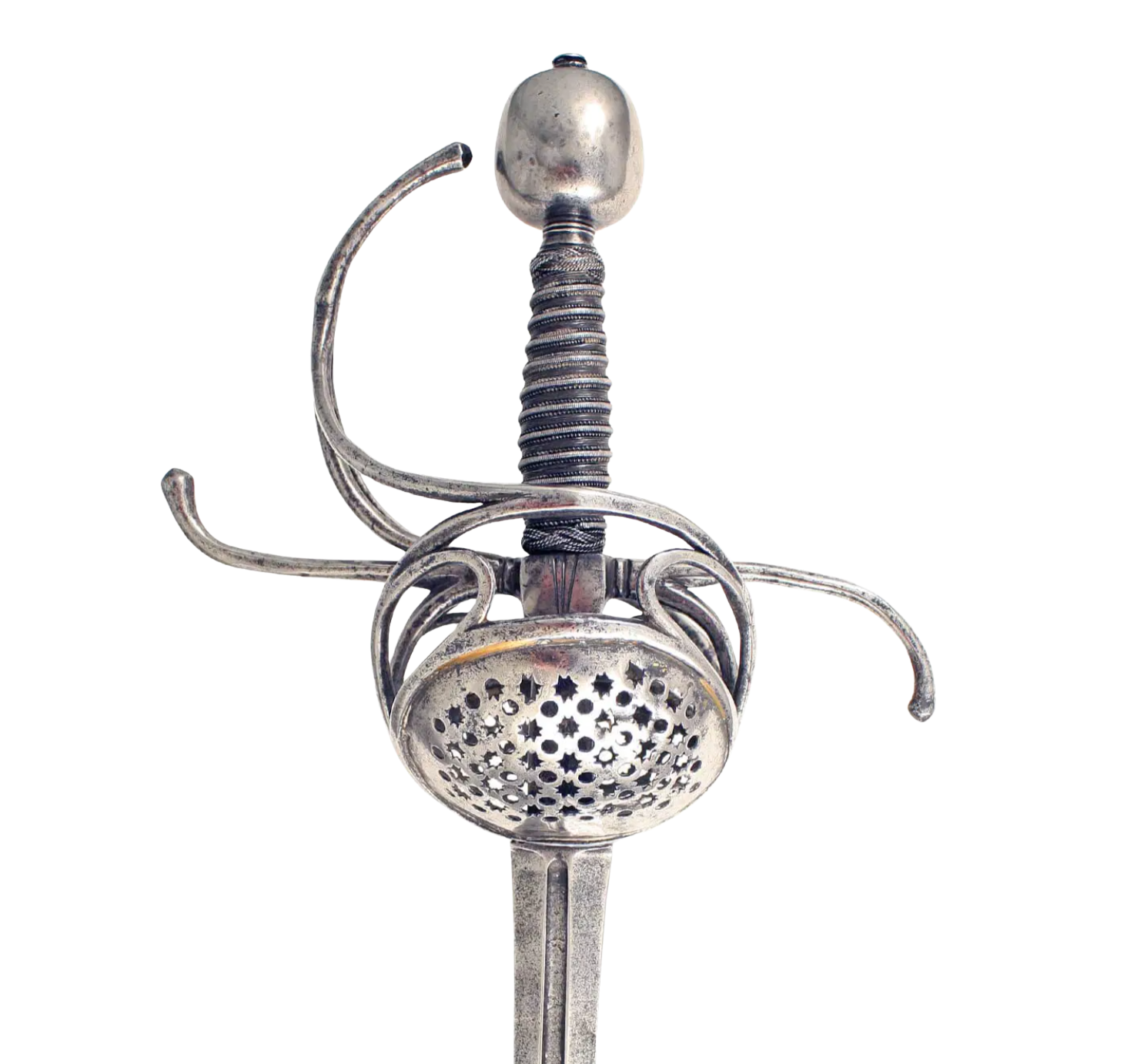 North European Pappenheim Rapier sword handle