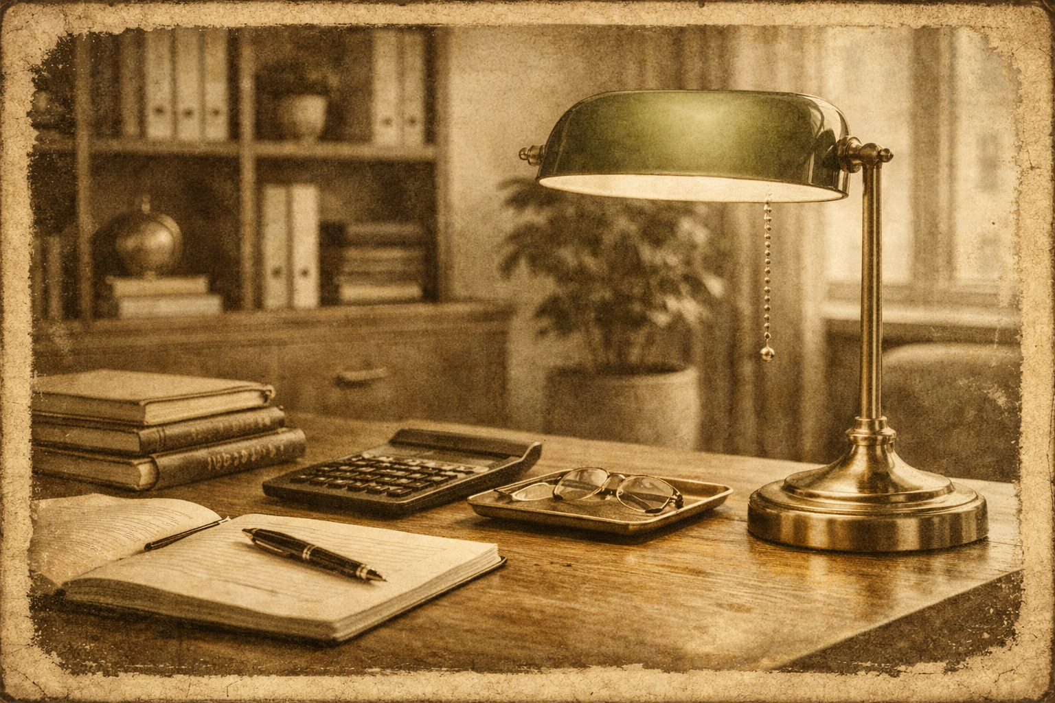 314 Bookkeeping St. Louis Bankers Lamp