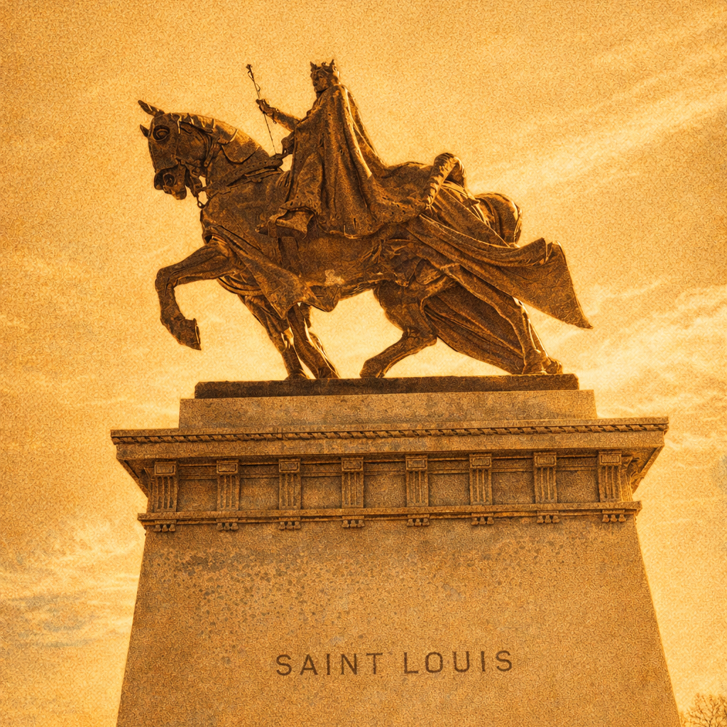 King Louis IX Statue St. Louis Forest Park