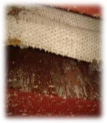 Textile to steelwork sections