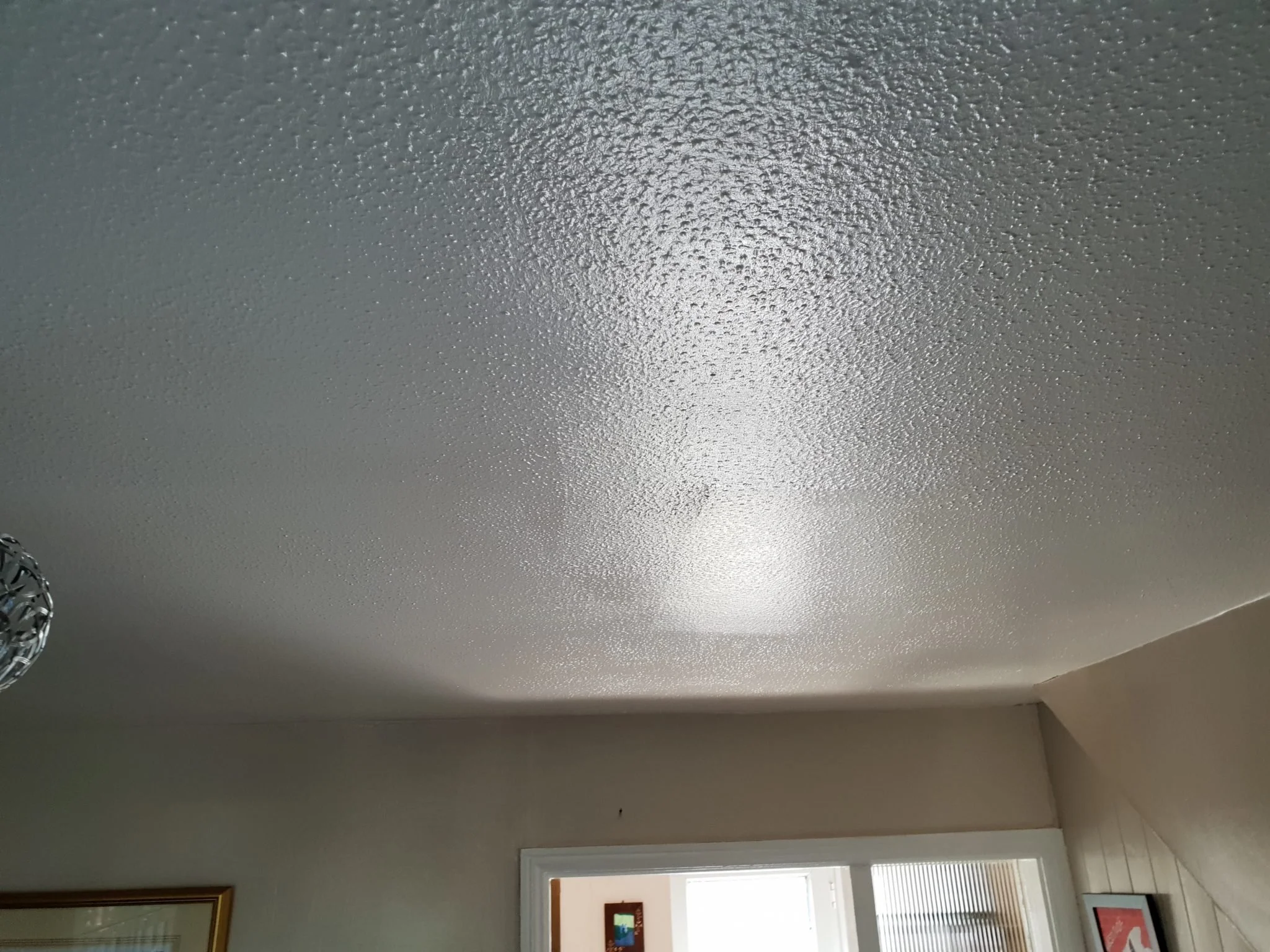 Older textured coating that may contain asbestos