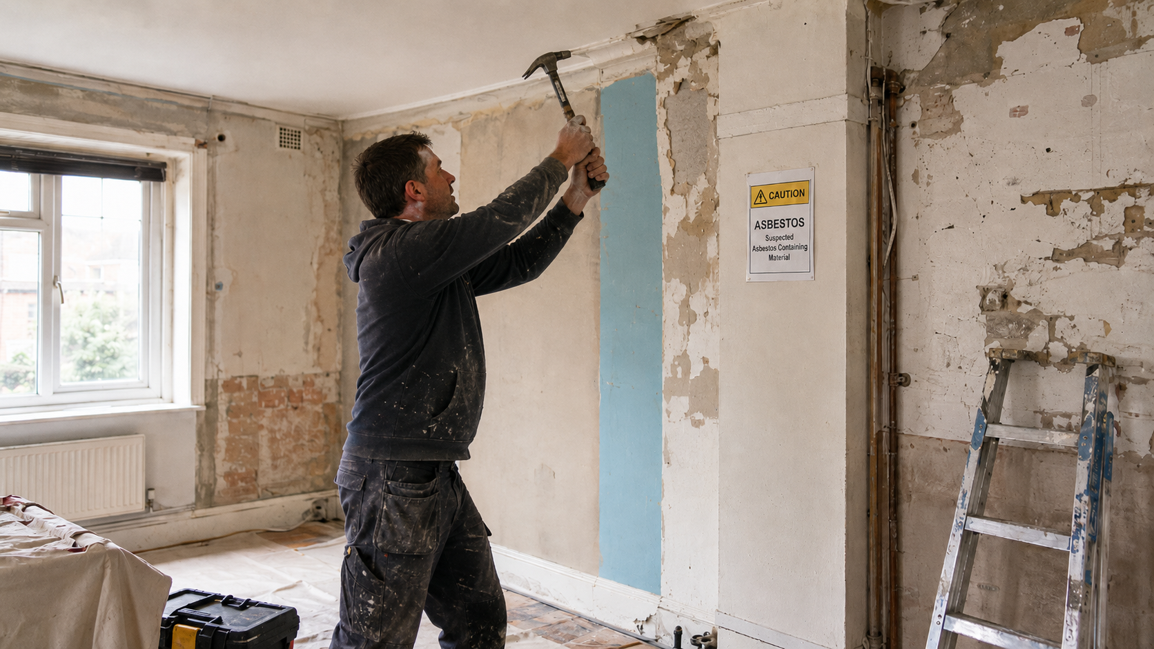Asbestos disturbance
