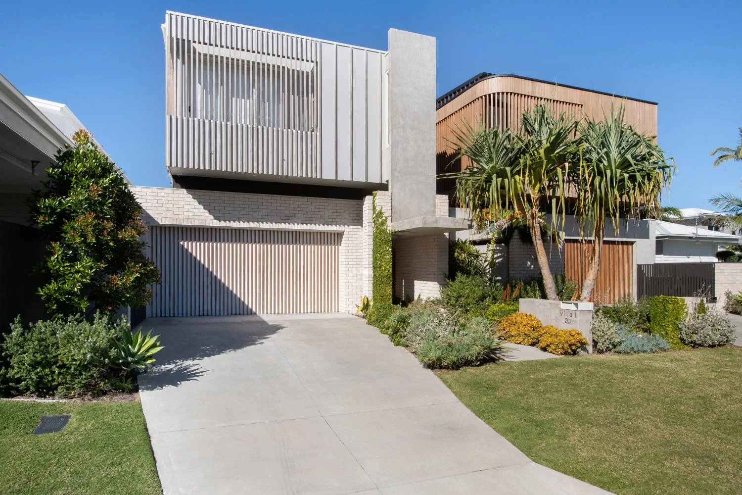A high-end industrial but soft feel home