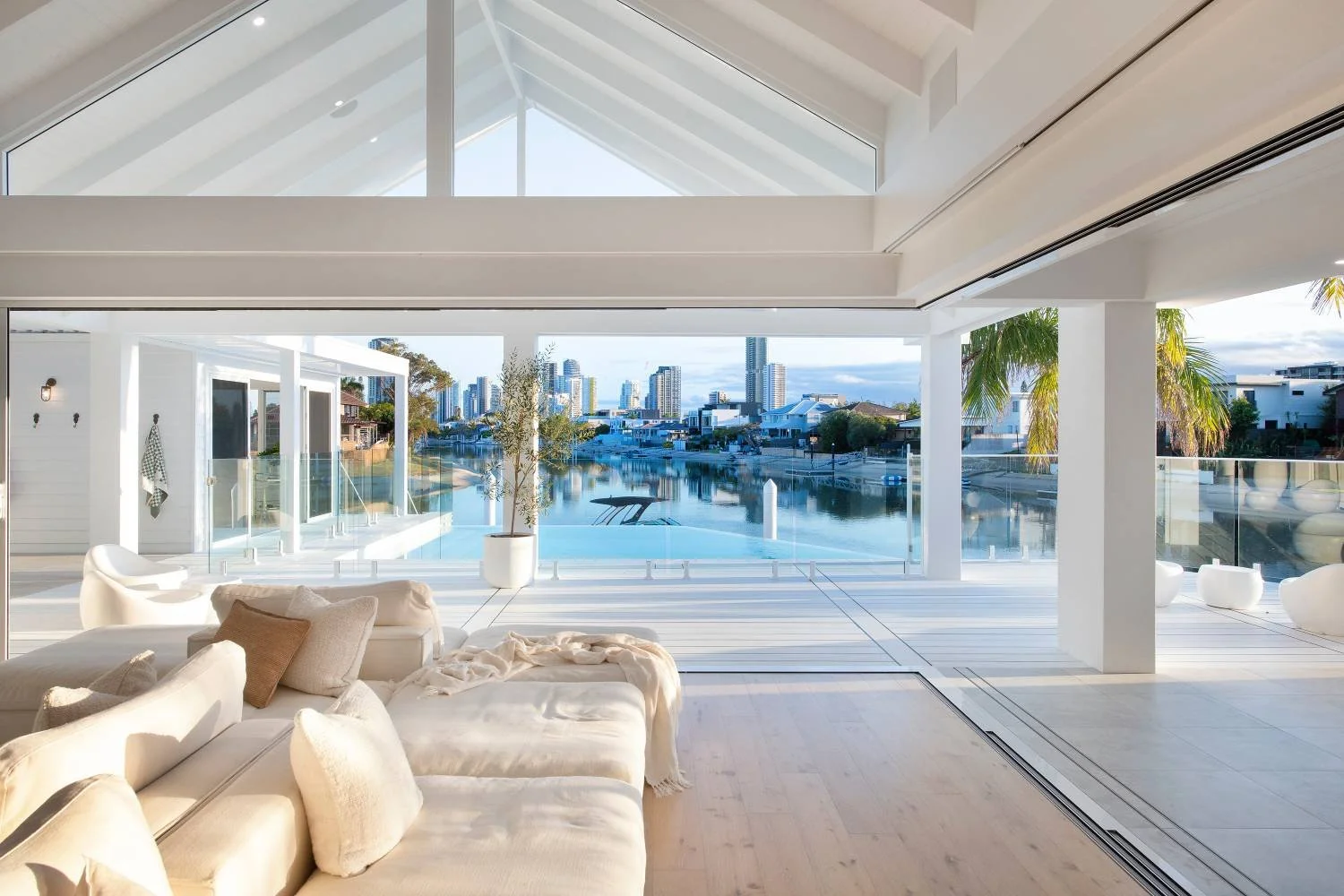 Open-plan living area