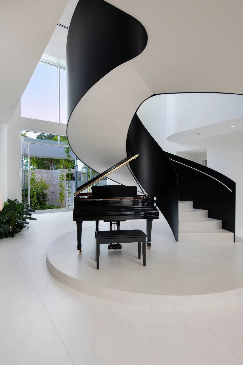 Architectural staircase detail