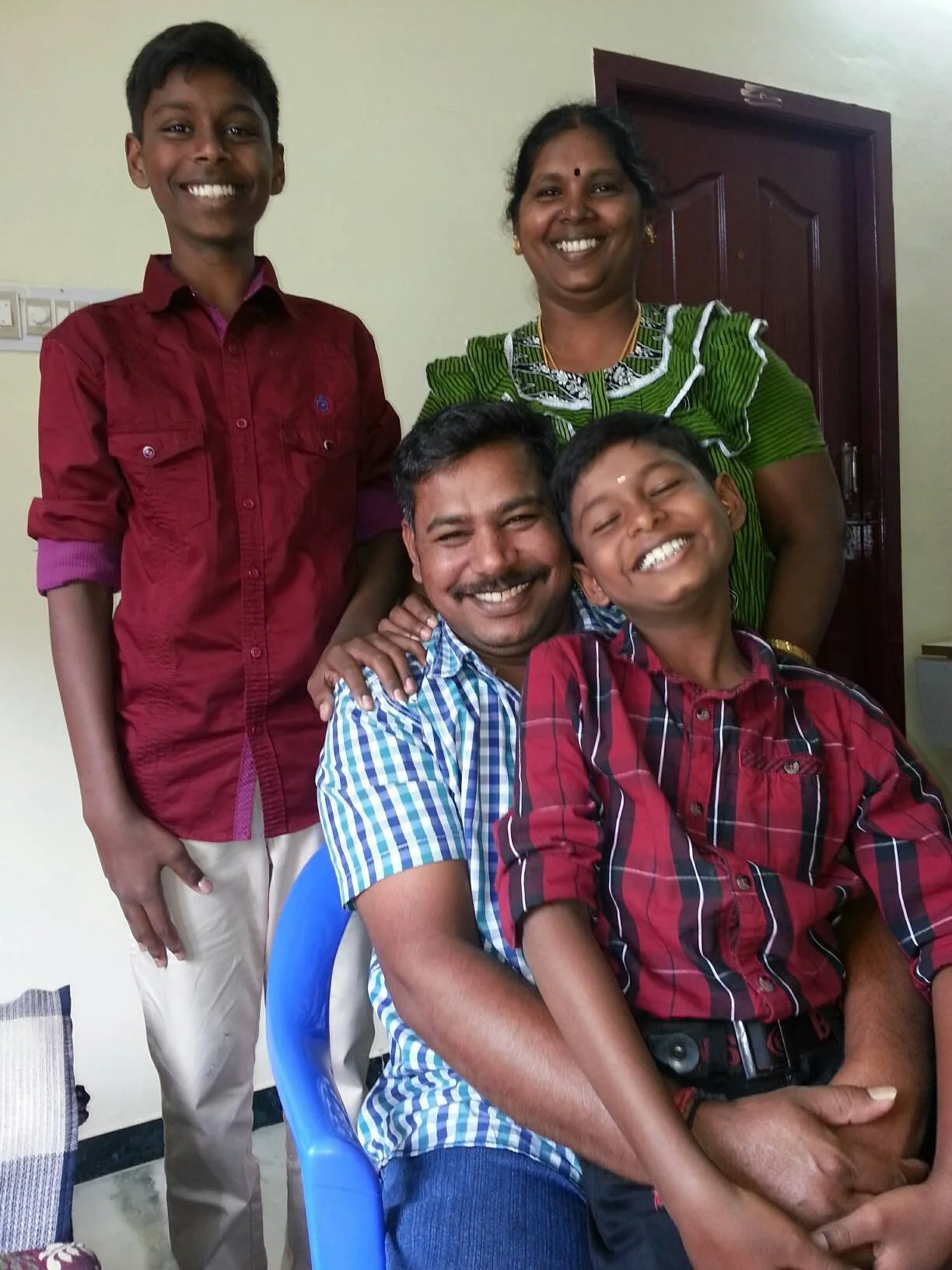 SIS sponsored boys in India