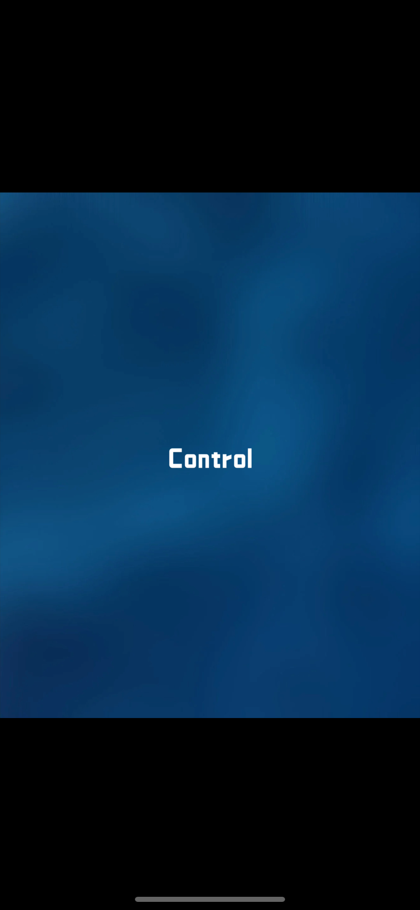 Blue gradient representing control, focus and performance