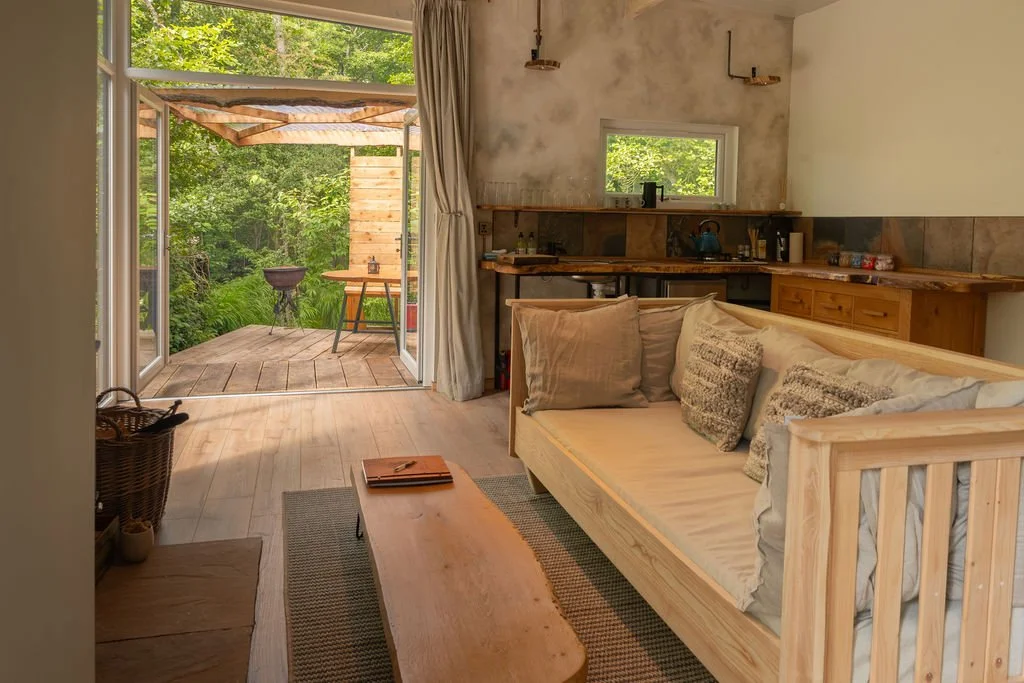 Beck interior - modern cabin in the North York Moors 