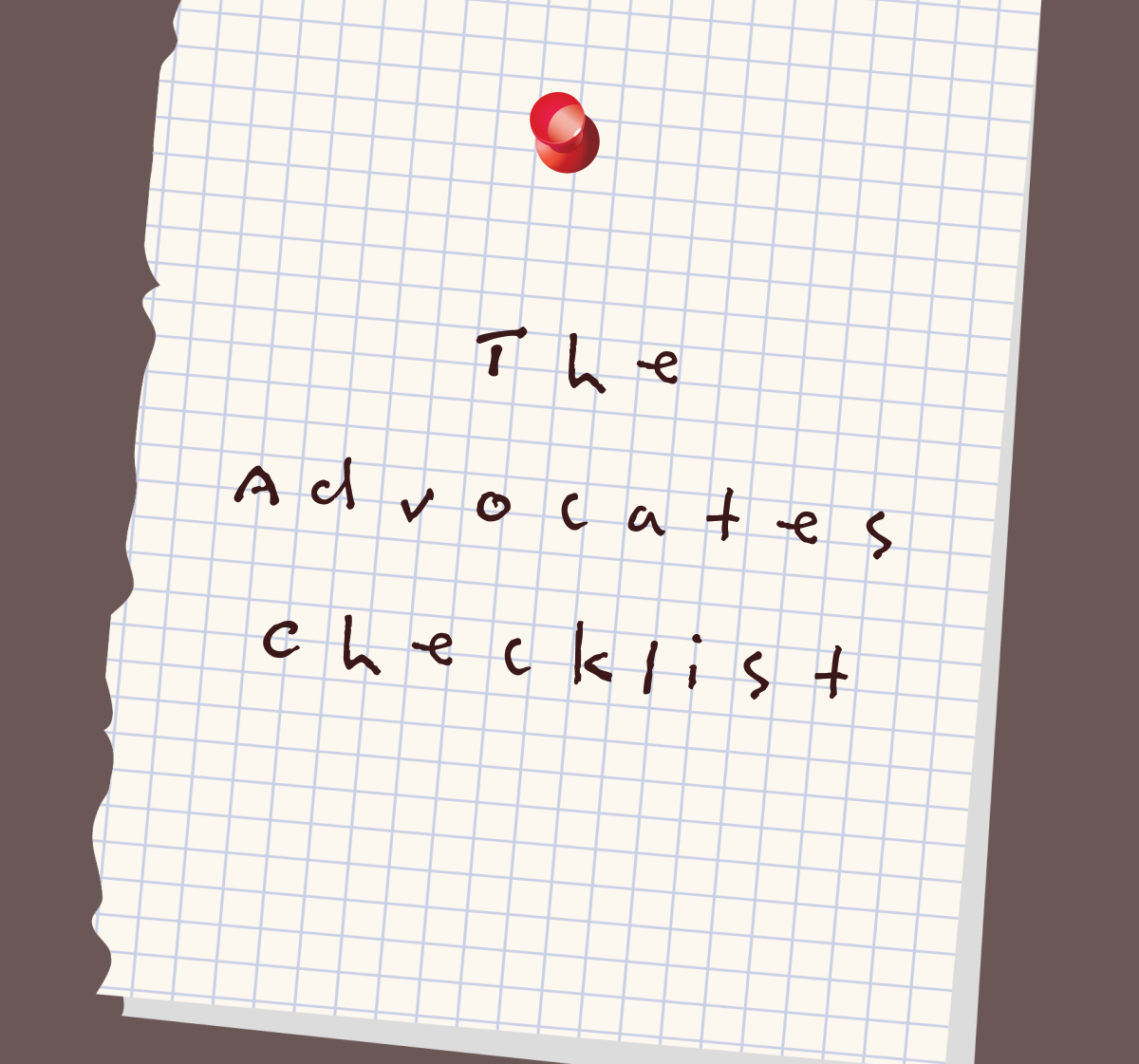 La checklist à sauvegarder !
