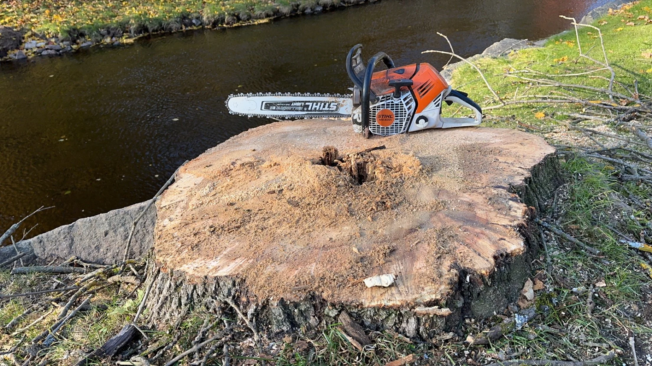 Stubbefresing - stubbe og maskin