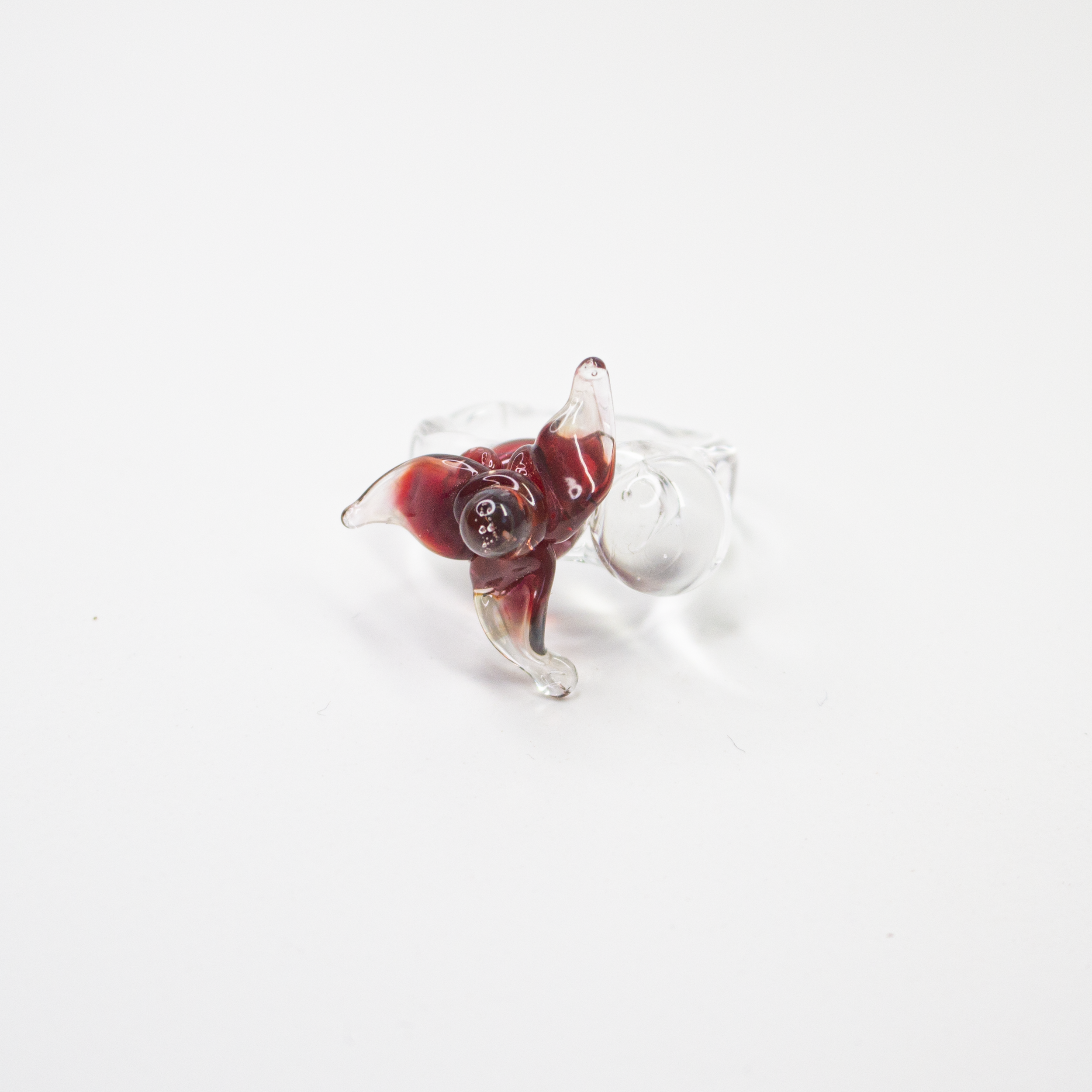 Anillo Vintage Rojo. Anillo de vidrio de borosilicato. Blessed Eye Studio. Madrid. Talla 14..png