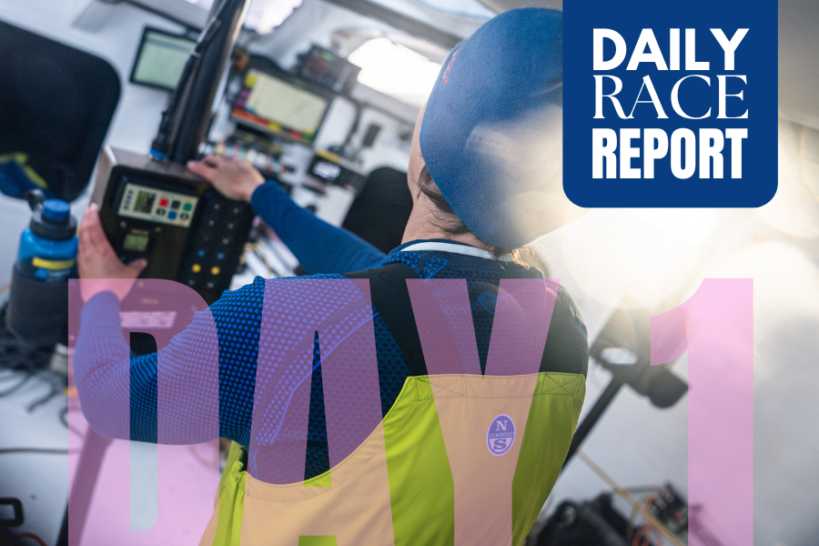 Day 1: Race Report - battling light winds in the English Channel